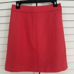 J.Crew Wool Pencil Skirt Orange/Coral Size 4